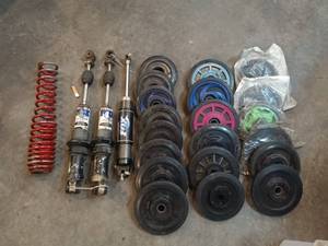 Fox shocks & bogey wheels