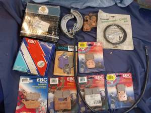 New old Stock Brake Pads, Speedometer Cable Kit, More.....
