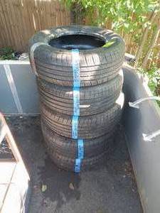 5 Assorted 15 16 Tires Good Tread