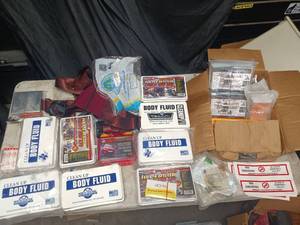 First Aid Kits & Body Fluid Clean up Kits