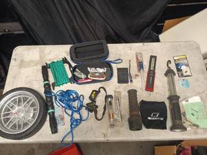 Assortment of Flashlights and Misc