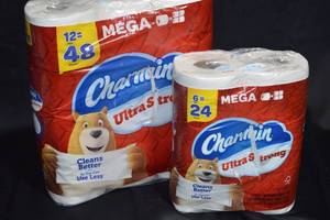 DAMAGED - 2ct Pack of Charmin Ultra Strong Toilet Paper Mega Rolls