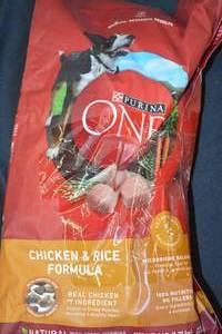 DAMAGED - Purina One Dog Food - Chicken & Rice Formula