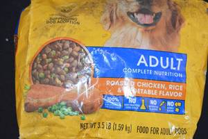 DAMAGED - Mystery Brand Dog Food Adult Complete Nutrition - Roasted Chicken, Rice & Vegetable Flavor