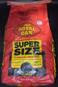 DAMAGED - Bag of Royal Oak Super Size Charcoal Briquets