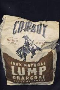 DAMAGED - Bag of Cowboy Brand 100% Natural Lump Charcoal - Mixed Hardwood