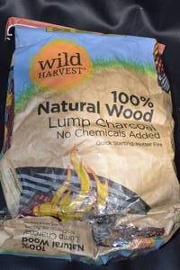 DAMAGED - Bag of Wild Harvest 100% Natural Wood Lump Charcoal