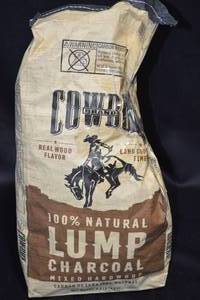 DAMAGED - Bag of Cowboy Brand 100% Natural Lump Charcoal - Mixed Hardwood