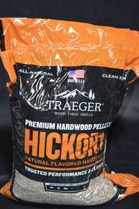 DAMAGED - Bag of Traeger Premium Naturally Flavored Hickory Hardwood Pellets for Barbecue