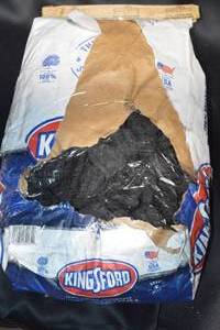 DAMAGED - Bag of Kingsford 100% Natural Ingredients Original Charcoal Briquets