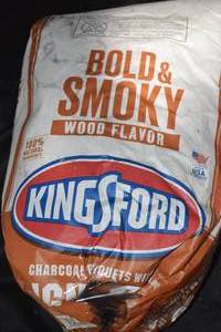 DAMAGED - Bag of Kingsford 100% Natural Ingredients Bold And Smoky Flavor Charcoal Briquets