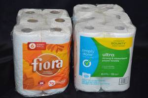 DAMAGED - 2ct Pack of Variety Paper Towels