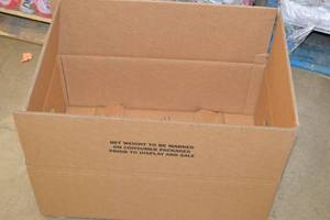 20ct Folding Cardboard Boxes - 23.5 x 16 x 9