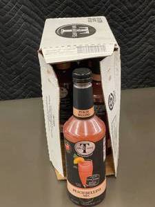 Mr & Mrs T Peach Bellini Mix - 6 Pack of 1L Bottles