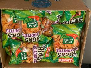 Cazo De Oro Los Ricas Cuadritos Chile Lim�n Wheat Snacks - 12 Bags