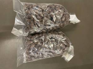 Sea Salt Dark Choc Covered Almonds 2 X 2LB Bags