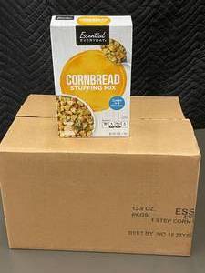 Essential Everyday Cornbread Stuffing Mix Lot - 12 Boxes