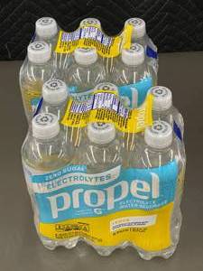 Propel Lemon Electrolyte Water Beverage 2 X 6-Pack (12 Bottles Total)