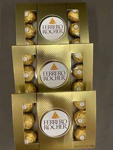 Ferrero Rocher Fine Hazelnut Chocolates 5.3 oz, 3-Pack