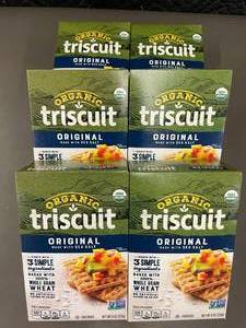 Lot of 6 Boxes of Organic Triscuits