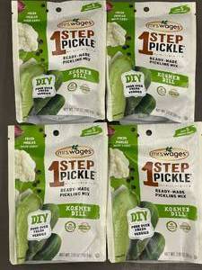 Pack of 4 Mrs. Wages 1 Step Pickle Kosher Dill Pickling Mix