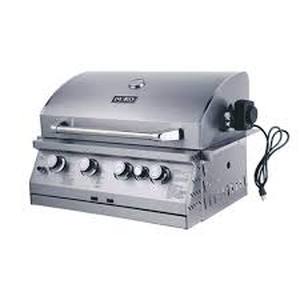 lot 17 image: Duro Drop-In 4-Burner Convertible Gas Grill with Rotisserie Burner