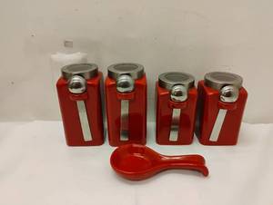 RED CANISTER SET