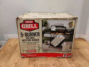 NEW EXPERT GRILL 5 BURNER GAS GRILL WITH SIDE BURNER