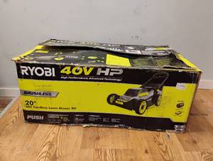NEW RYOBI 20 40V CORDLESS LAWN MOWER KIT