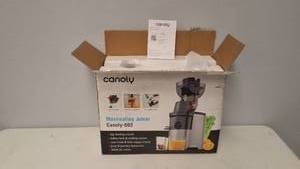 Canoly - Masticating Juicer Machine- Powerful Slow Cold Press Juicer with Large Feed