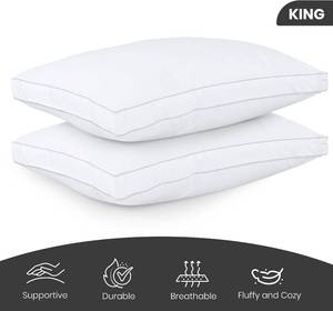 Utopia - Bedding Bed Pillows -  Set of 2 pillows in Grey