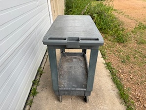 lot 37 image: Gray Utility Cart