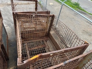 lot 13 image: Four Metal Cages 40 x 48 x 36