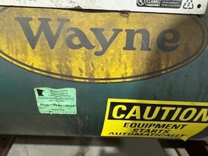 lot 4 image: Wayne Air Compressor. Model 134080. 200 PSI.