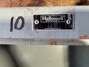 lot 32 image: Hollowell Two Door Metal Cabinet