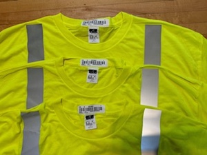 lot 41 image: Three New 5XL Hi Vis T-Shirts