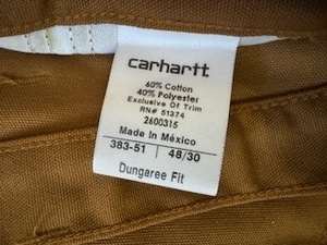 lot 45 image: Three New Carhartt Pants - Dungaree Fit 48 x 30