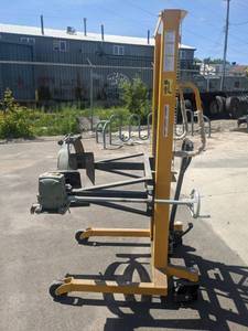 lot 1 image: 2019 55 Gallon Drum Rotator Lifts 53 High.  Lift Capacity 550Lbs
