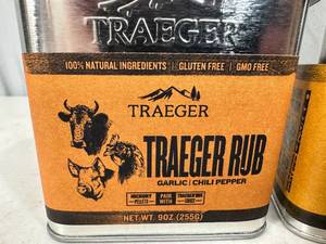 lot 178 image: 2 New Traeger Grilling Spices  Rubs