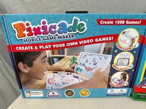 lot 192 image: 2 New Kids STEM Pixicade Mobile Game Maker Sets