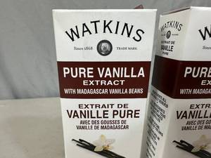 lot 215 image: 3 New Watkins PURE Vanilla Extract