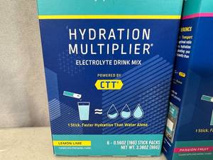 lot 244 image: 2 New Liquid IV Hydration Multiplier Drink Mix