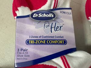 lot 309 image: 9 New Pair of Dr Scholls For Her Socks