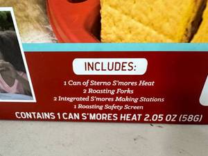 lot 310 image: New Sterno SMores Maker Family Size
