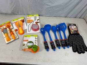 lot 36 image: Assorted New Kitchen Utensils and Tools