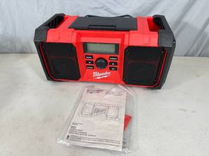 lot 41 image: Brand New Milwaukee M18 18-Volt Lithium-Ion Cordless Jobsite Radio