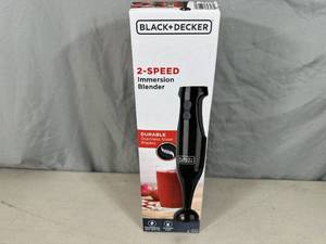 lot 60 image: New Black  Decker 2 Speed Immersion Blender