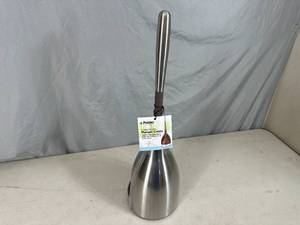 lot 62 image: New Polder Stainless Steel Plunger with Caddy