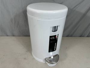 lot 91 image: New Simple Human Small Wastebasket  Trash Can