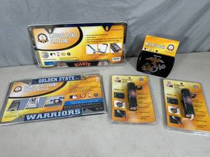 lot 107 image: New Offically Licensed Car Accessories - Chicago Cubs, Marines, and More